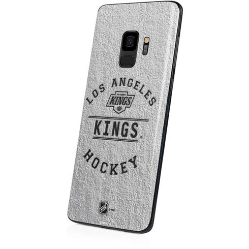 NHL Los Angeles Kings Black Text Galaxy S9 Skin